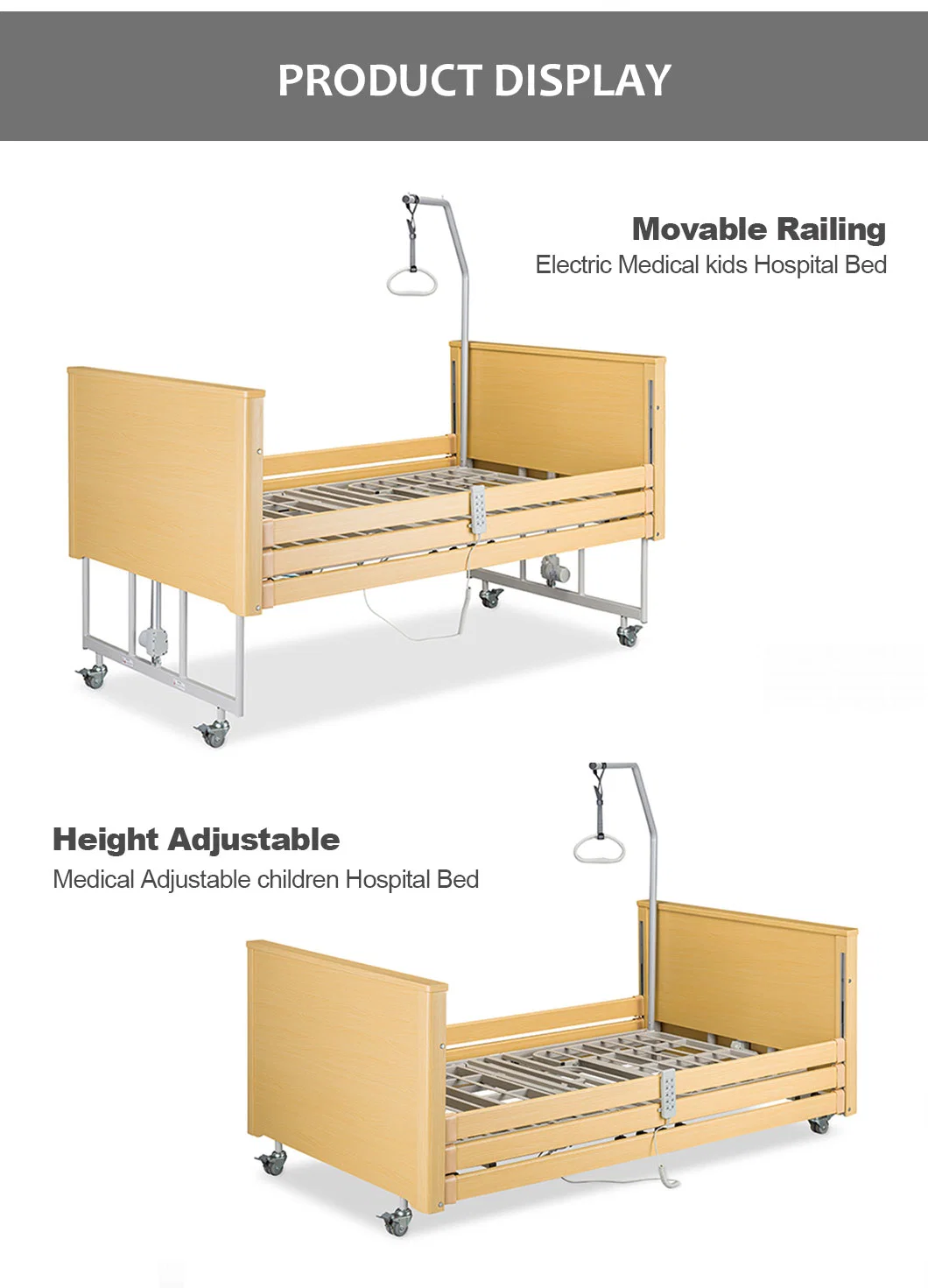 China Supplier Adult Elderly Care Nursing Electric Homecare Bed for Sale