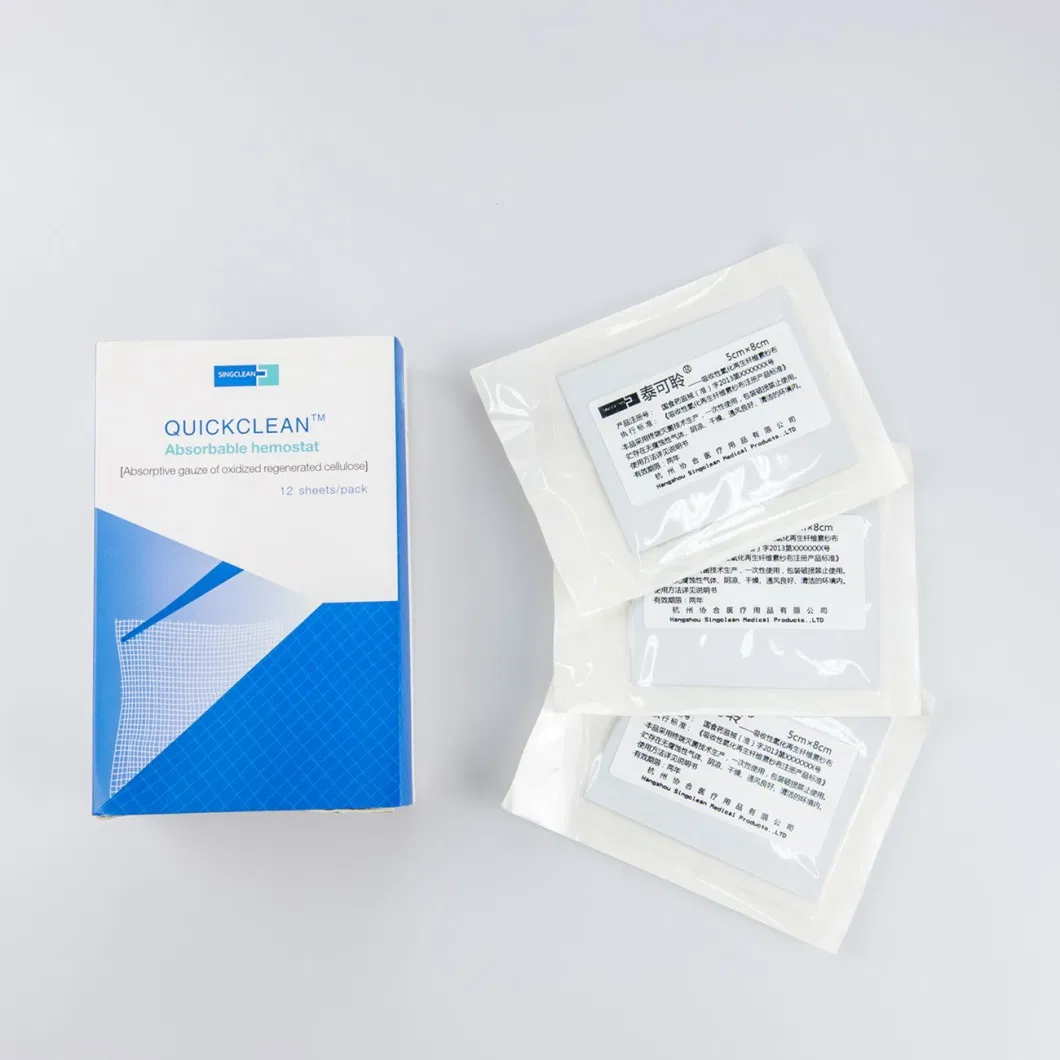 Medical Surgical Absorbent Sponge Hemostatic Gauze for Stop Bleeding